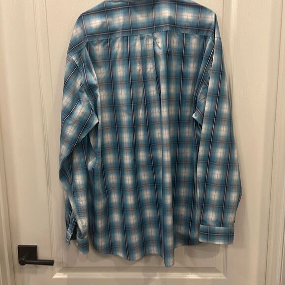 Stetson Cotton Shirt - XL - blue & white - Picture 2 of 10
